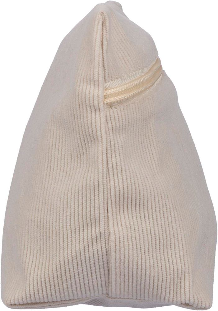 Corduroy zippered cosmetic pouch Tia