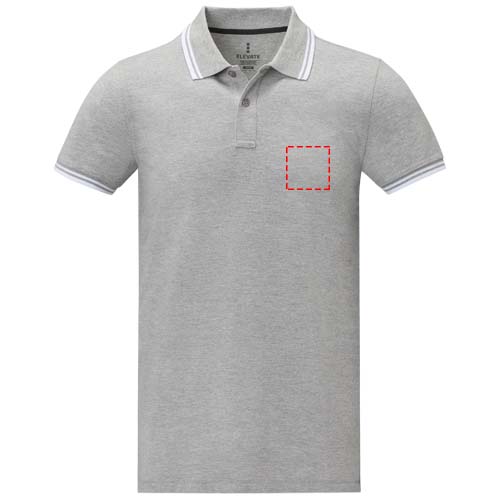 Amarago 200 g/m2 short sleeve men's tipping polo