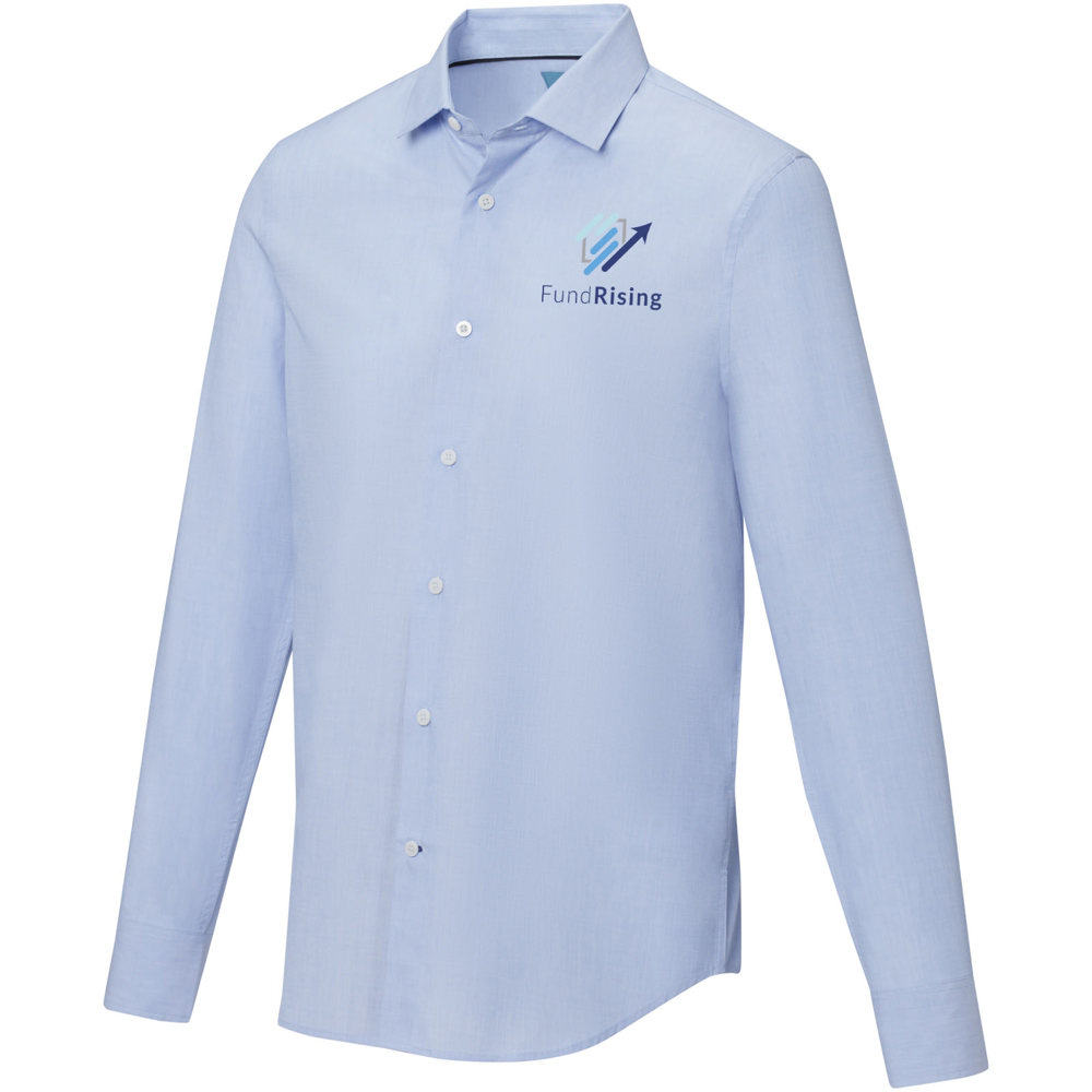 Cuprite long sleeve men's organic shirt