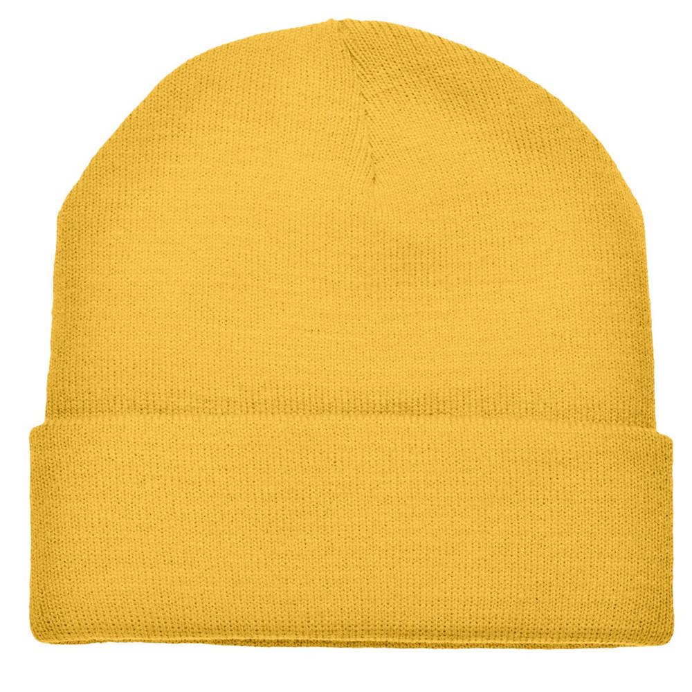 Knitted hat - Dark yellow (PMS 142c) / Dark yellow