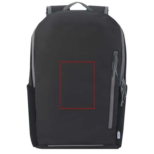 Aqua 15" GRS recycled water resistant laptop backpack 21L