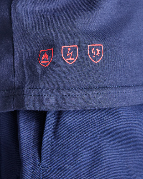 DEFENDER FIRE RETARDANT TSHIRT S/S NAVY BLUE