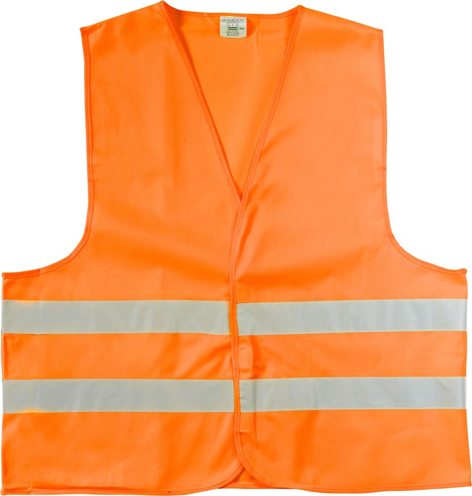 Polyester (150D) safety jacket Arturo - Orange