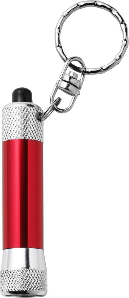 Aluminium 2-in-1 key holder Audrey - Red